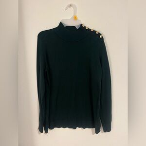 Calvin Klein Green Turtleneck Sweater